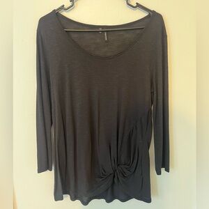 Maurices Black Long Sleeve Top